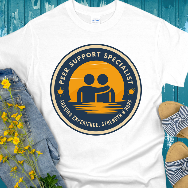 Recovery T-Shirt | Inspiring Sobriety |  Peer Support Specialist