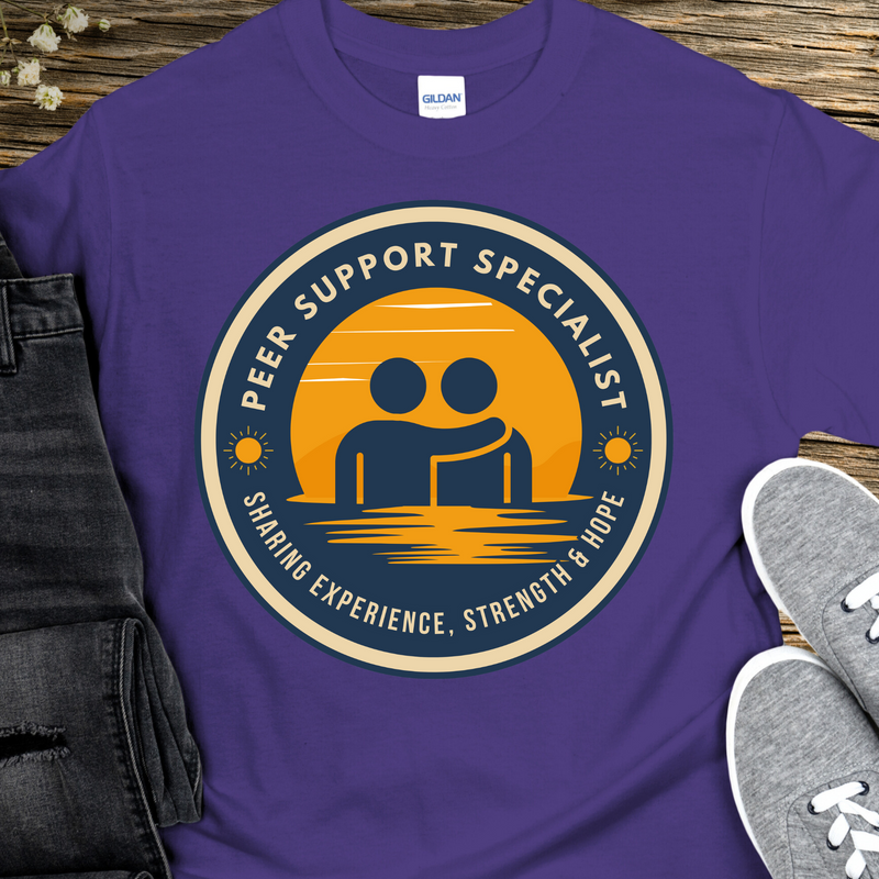 Recovery T-Shirt | Inspiring Sobriety |  Peer Support Specialist