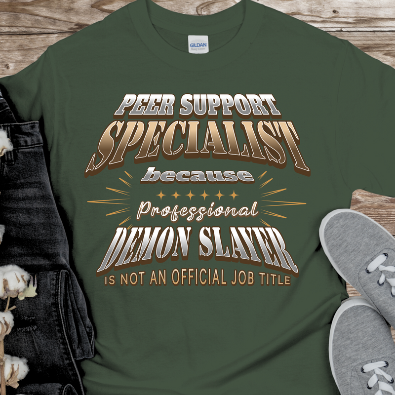 Recovery T-Shirt | Inspiring Sobriety |   Peer Support Specialist (Demon Slayer)