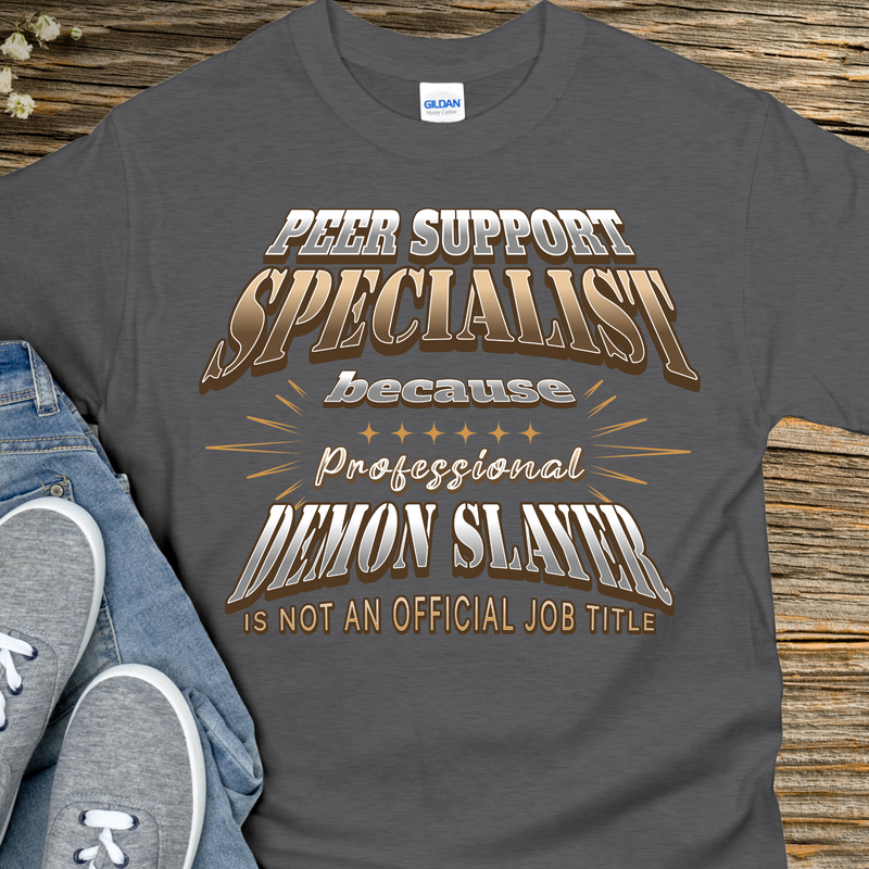 Recovery T-Shirt | Inspiring Sobriety |   Peer Support Specialist (Demon Slayer)