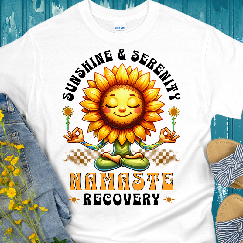 Recovery T-Shirt | Inspiring Sobriety |   Namaste Recovery