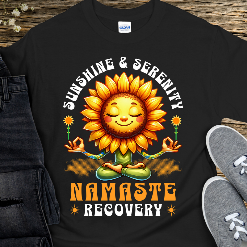 Recovery T-Shirt | Inspiring Sobriety |   Namaste Recovery