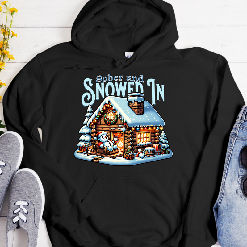 Christmas Recovery Hoodie | Inspiring Sobriety |  Sober & Snowed In