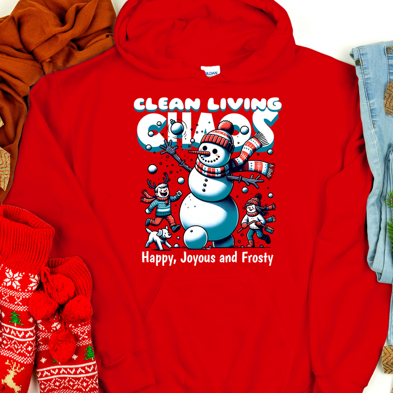 Christmas Recovery Hoodie | Inspiring Sobriety |  Clean Living Chaos