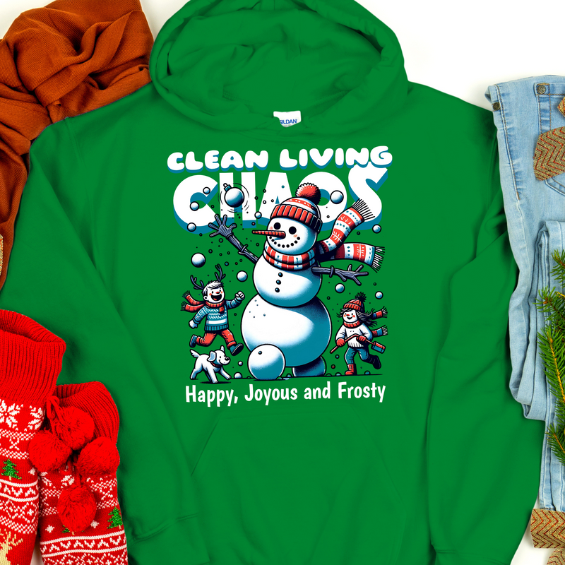 Christmas Recovery Hoodie | Inspiring Sobriety |  Clean Living Chaos