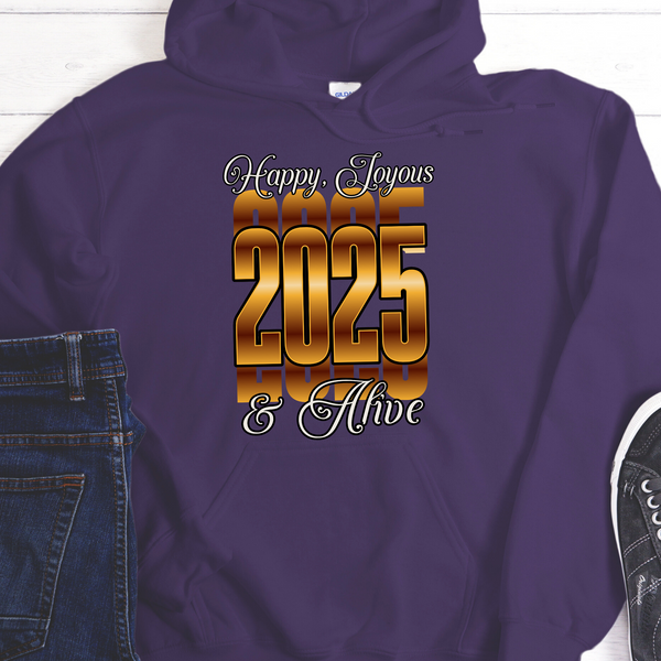 Recovery Hoodie | Inspiring Sobriety |  Happy Joyous & Alive in 2025