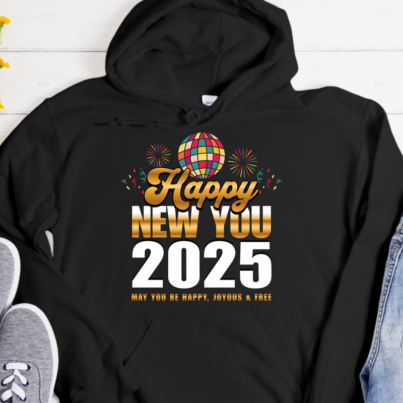 Recovery Hoodie | Inspiring Sobriety |  Happy New You 2025