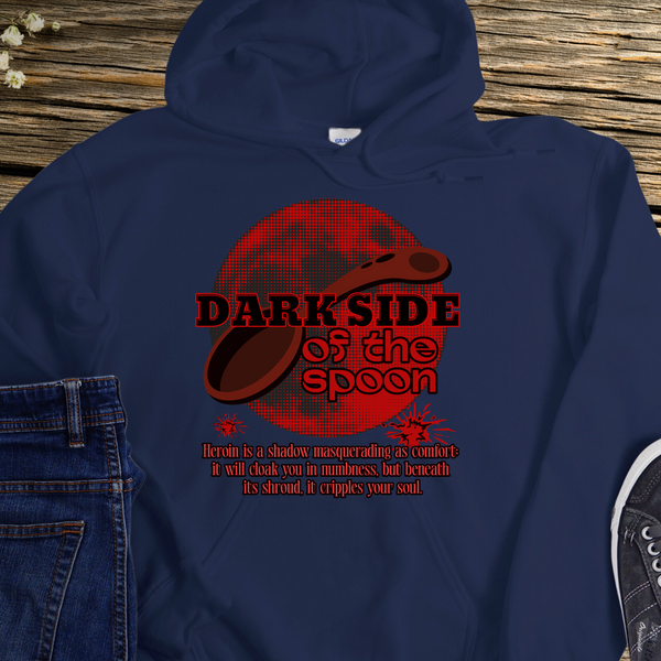 Custom Recovery Hoodie | Inspiring Sobriety |  Dark Side of the Spoon