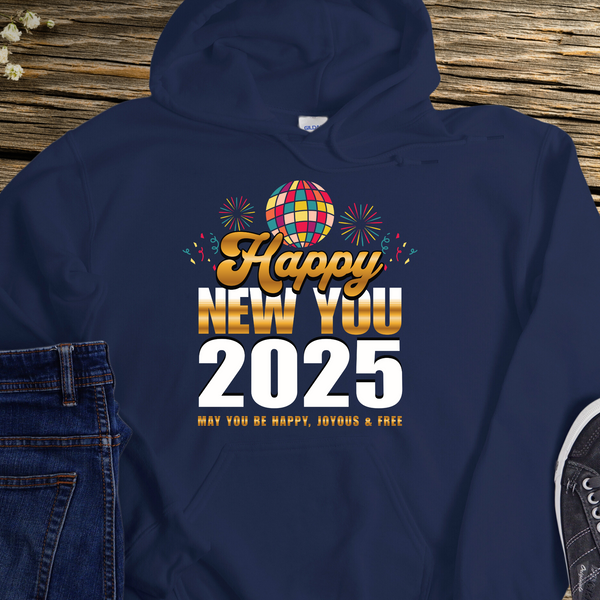 Recovery Hoodie | Inspiring Sobriety |  Happy New You 2025