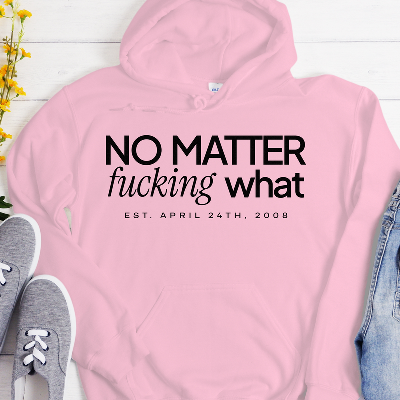 Custom Recovery Hoodie | Inspiring Sobriety | No Matter Fricking What