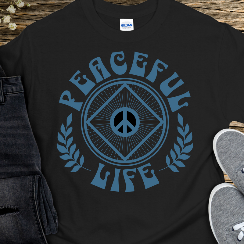 Custom Recovery T-Shirt | Inspiring Sobriety |  Peaceful Life