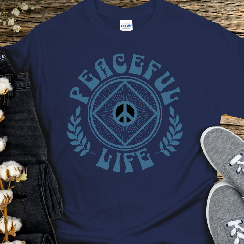 Custom Recovery T-Shirt | Inspiring Sobriety |  Peaceful Life