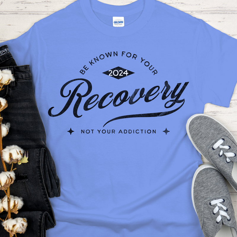 Custom Recovery T-Shirt | Inspiring Sobriety |  Be Known For Your Recovery