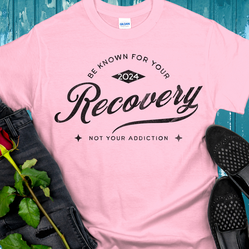 Custom Recovery T-Shirt | Inspiring Sobriety |  Be Known For Your Recovery