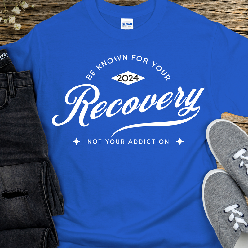 Custom Recovery T-Shirt | Inspiring Sobriety |  Be Known For Your Recovery