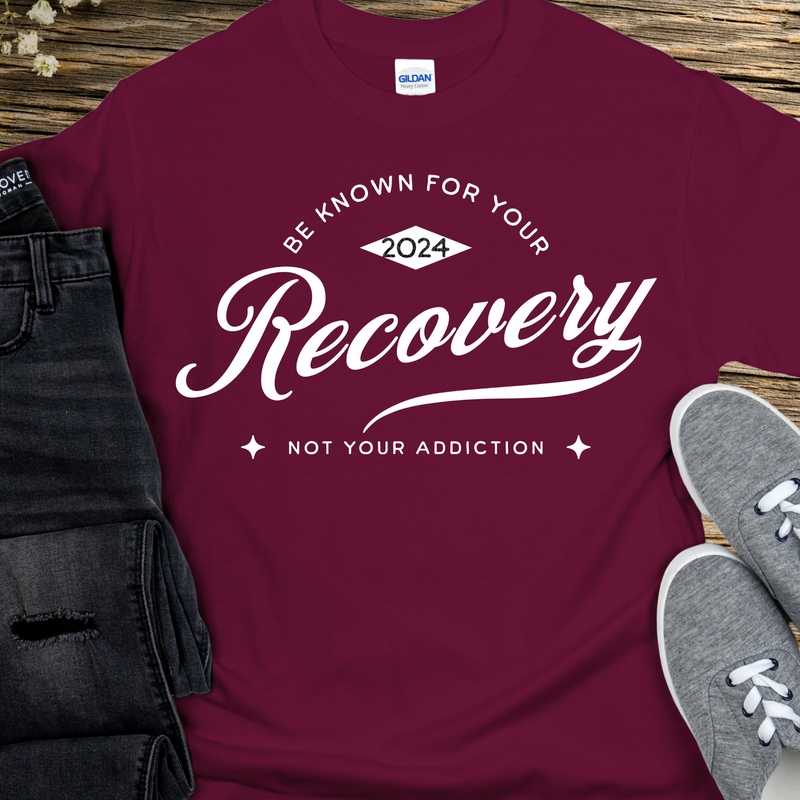 Custom Recovery T-Shirt | Inspiring Sobriety |  Be Known For Your Recovery