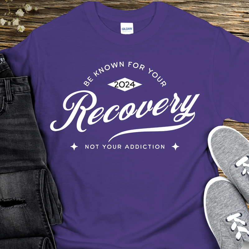 Custom Recovery T-Shirt | Inspiring Sobriety |  Be Known For Your Recovery