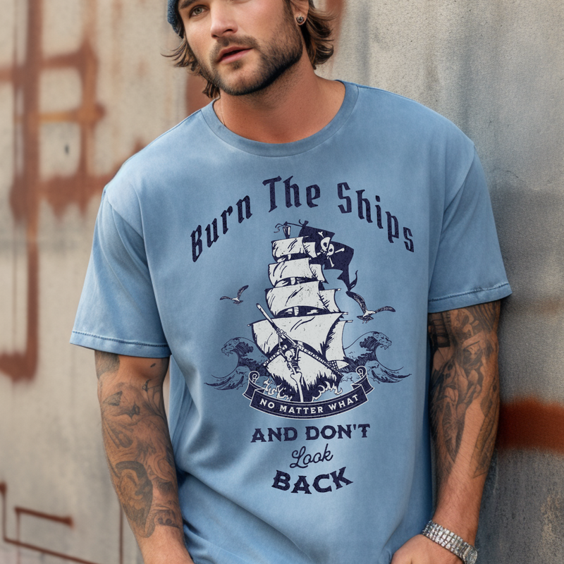 Recovery Comfort Colors T-Shirt | Inspiring Sobriety | Burn The Ships