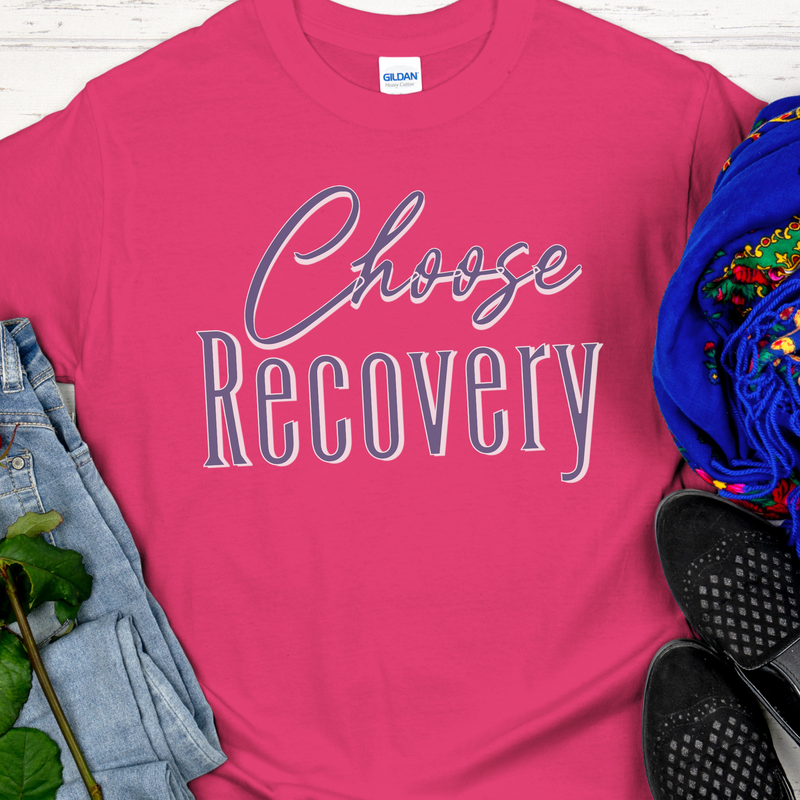 Recovery Unisex T-Shirt | Inspiring Sobriety | Choose Recovery