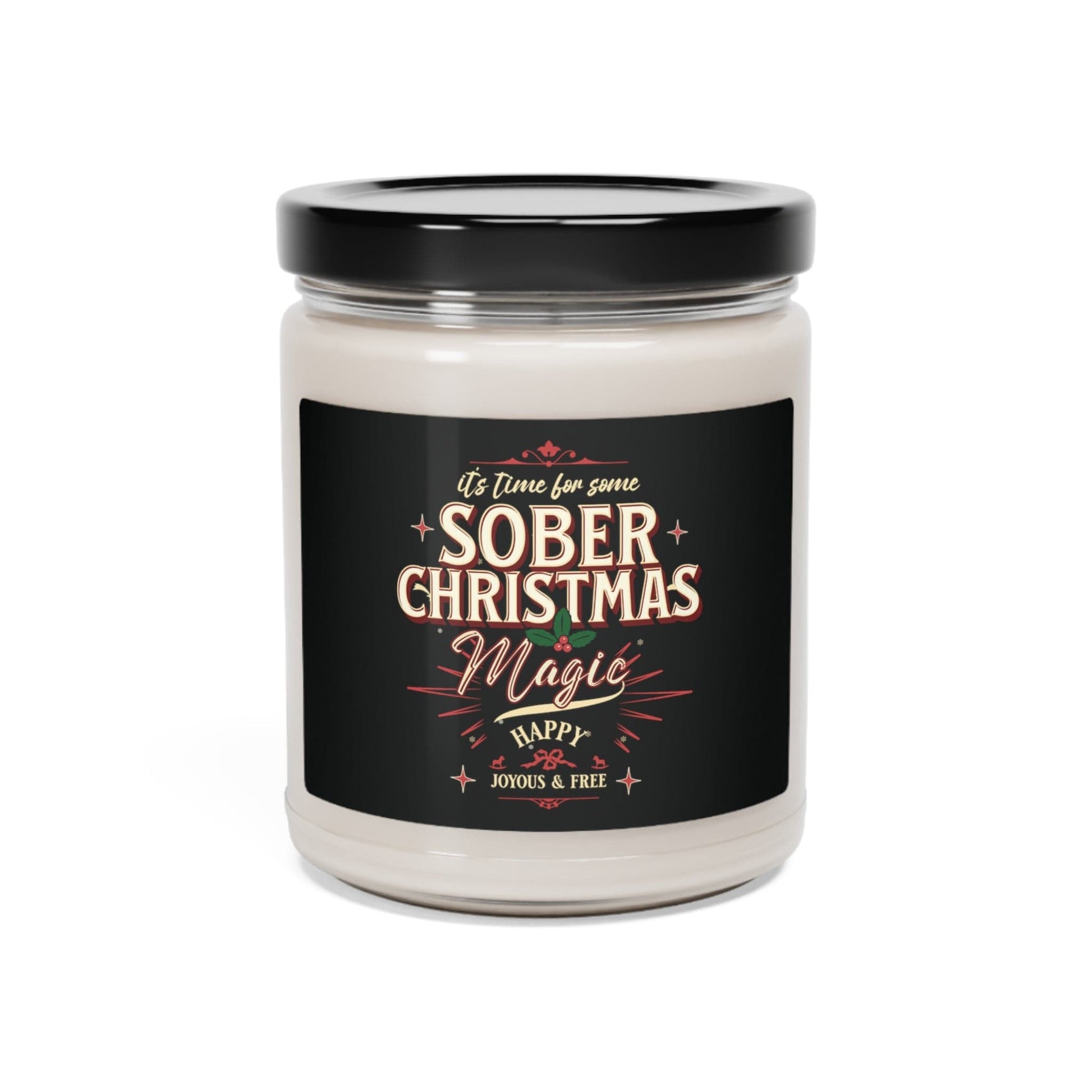 Christmas Recovery Candle | Inspiring Sobriety | Sober Christmas Magic