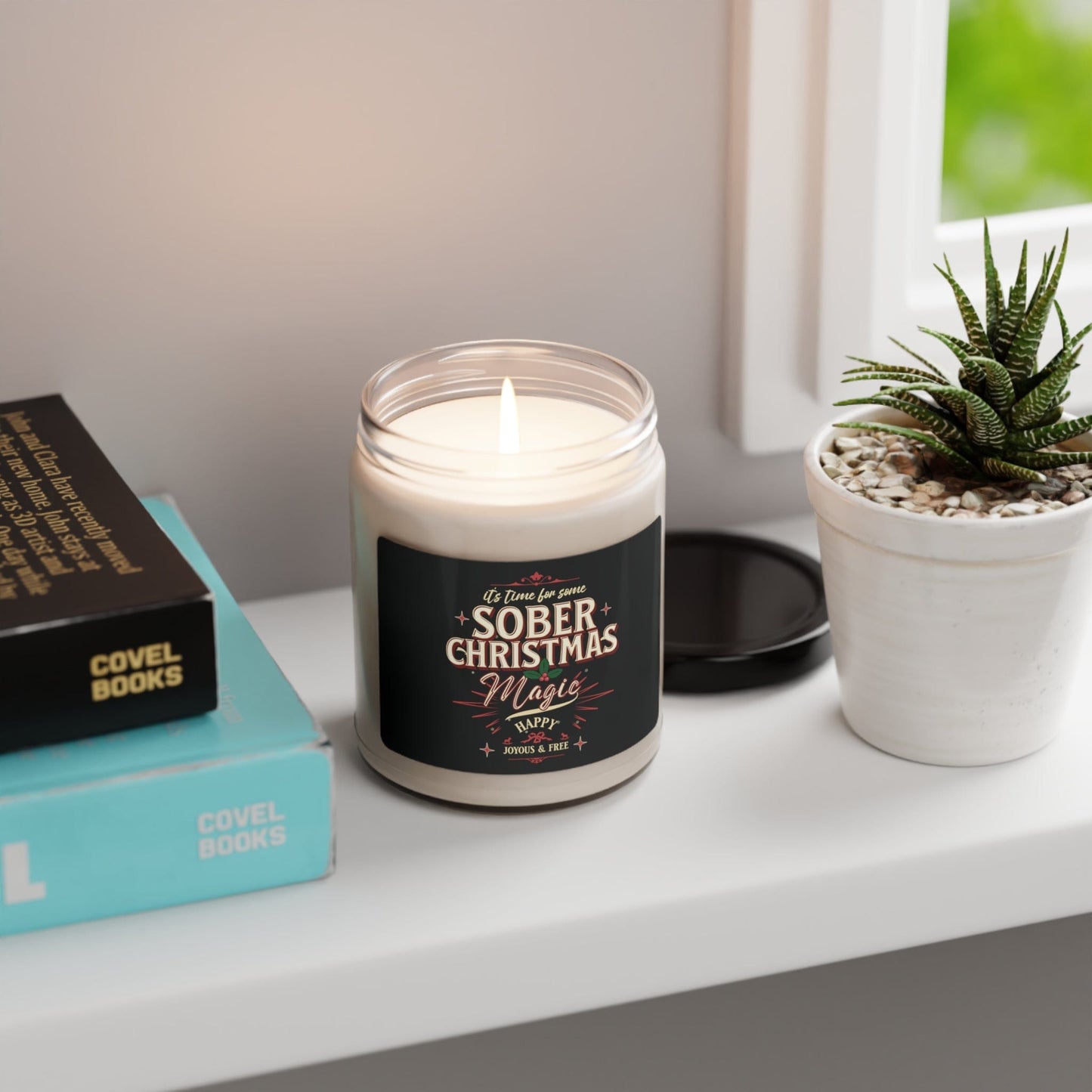 Christmas Recovery Candle | Inspiring Sobriety | Sober Christmas Magic