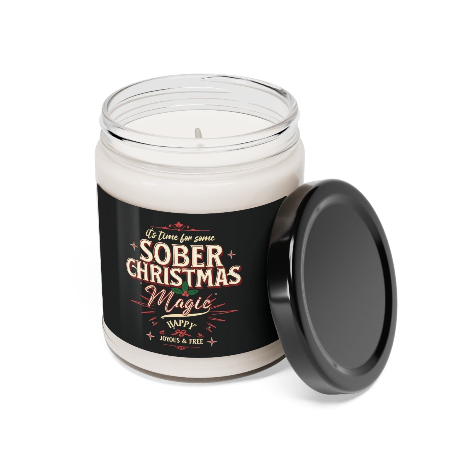 Christmas Recovery Candle | Inspiring Sobriety | Sober Christmas Magic