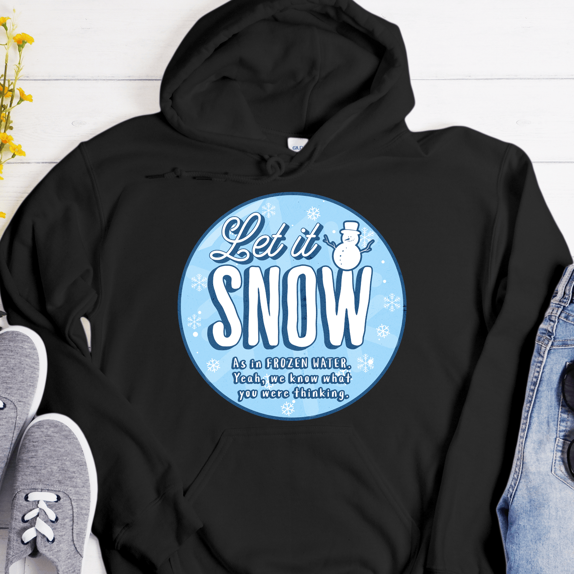 Christmas Recovery Hoodie | Inspiring Sobriety |  Let It Snow