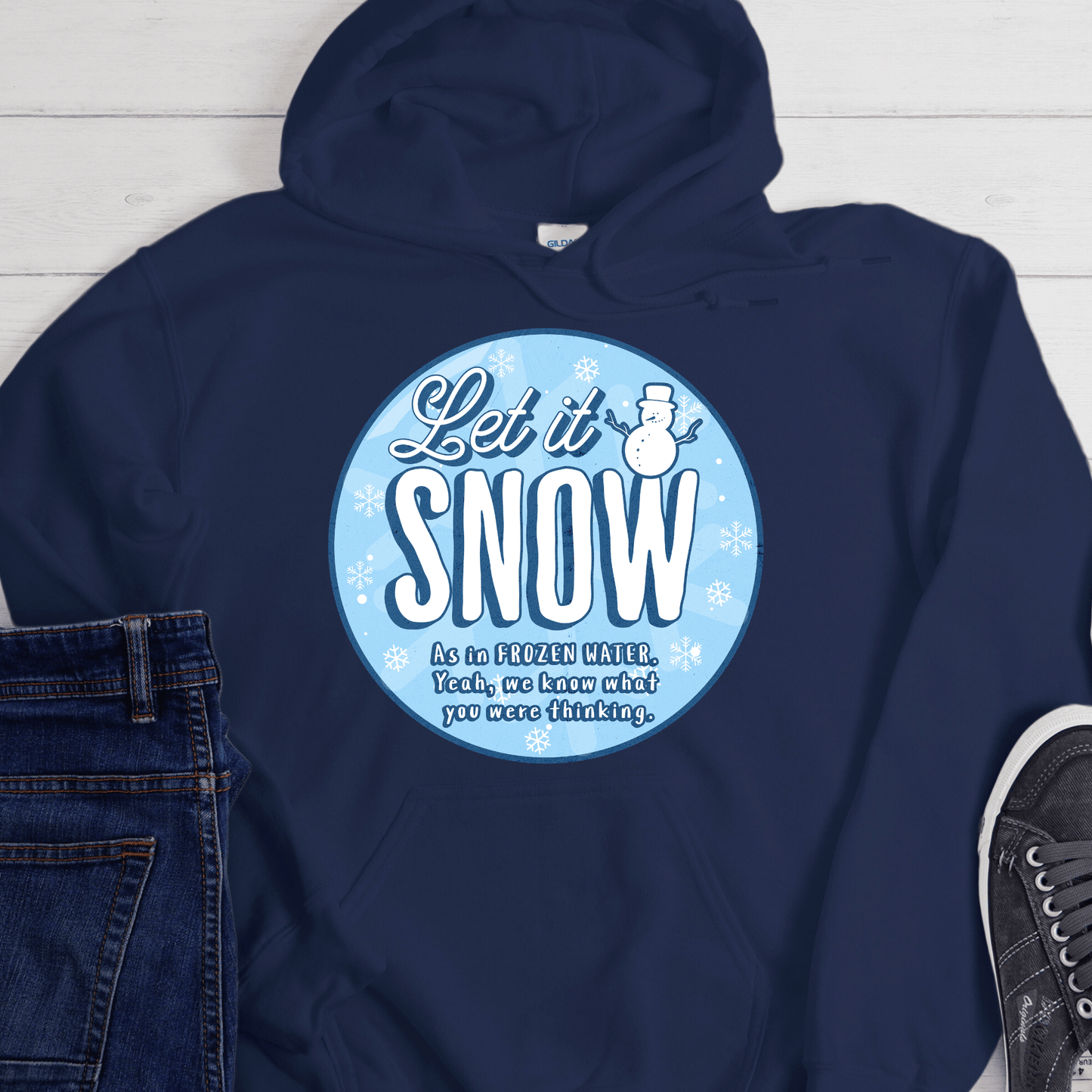 Christmas Recovery Hoodie | Inspiring Sobriety |  Let It Snow