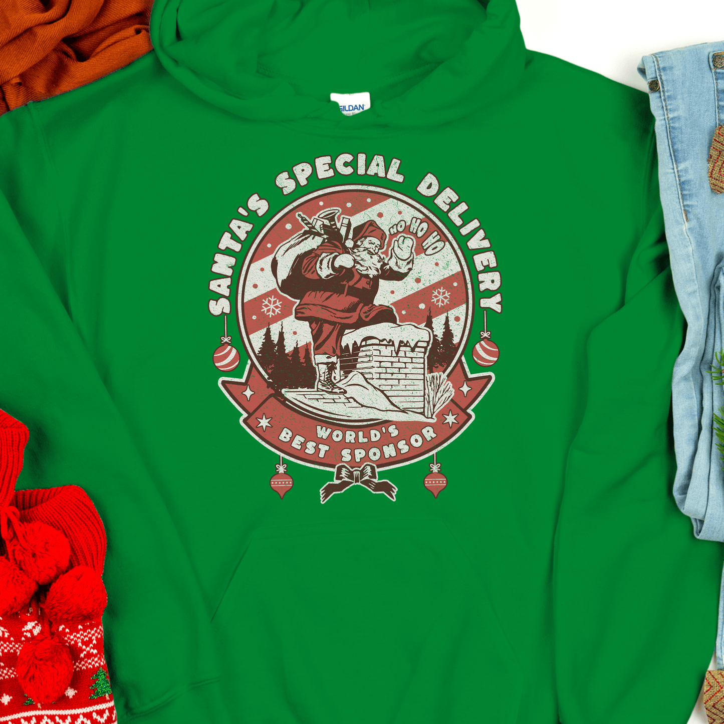 Christmas Recovery Hoodie | Inspiring Sobriety |  World's Best Sponsor
