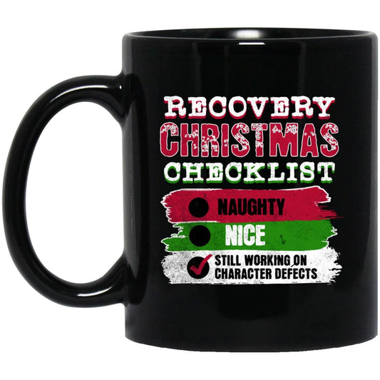Christmas Recovery Mug | Inspiring Sobriety |  Christmas Checklist