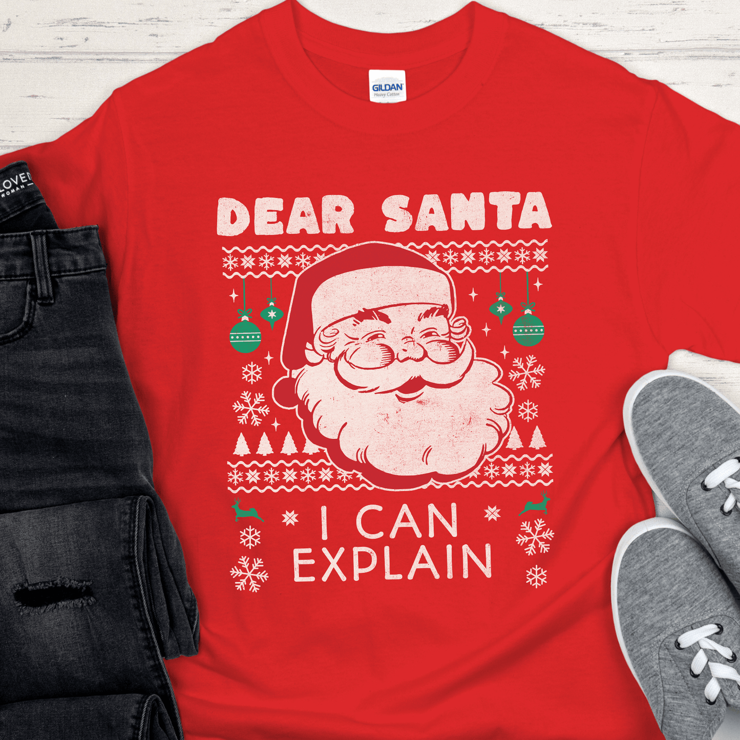 Christmas Recovery T-Shirt | Inspiring Sobriety |  Dear Santa
