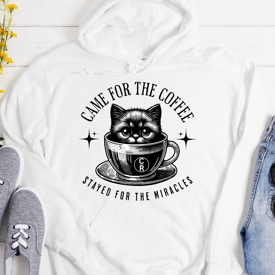 Custom Recovery Hoodie | Inspiring Sobriety |  Coffee & Miracles
