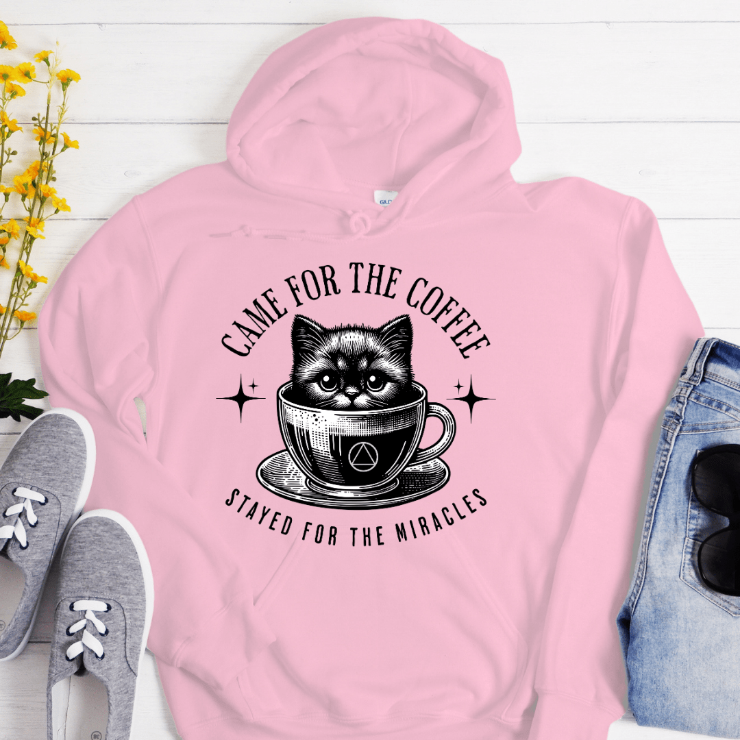 Custom Recovery Hoodie | Inspiring Sobriety |  Coffee & Miracles