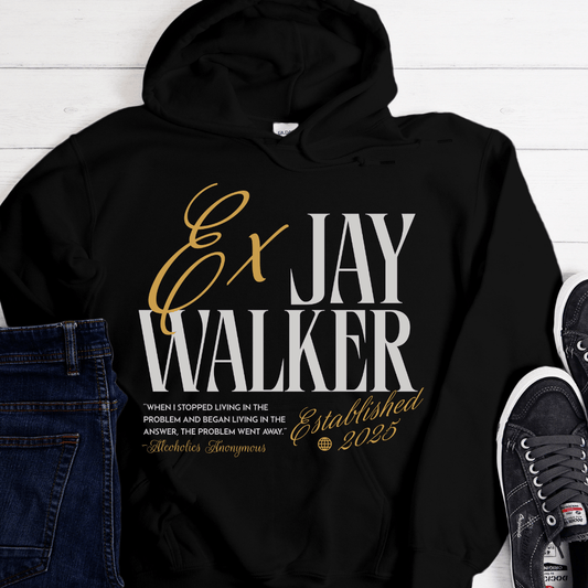 Custom Recovery Hoodie | Inspiring Sobriety |  Ex-Jay Walker