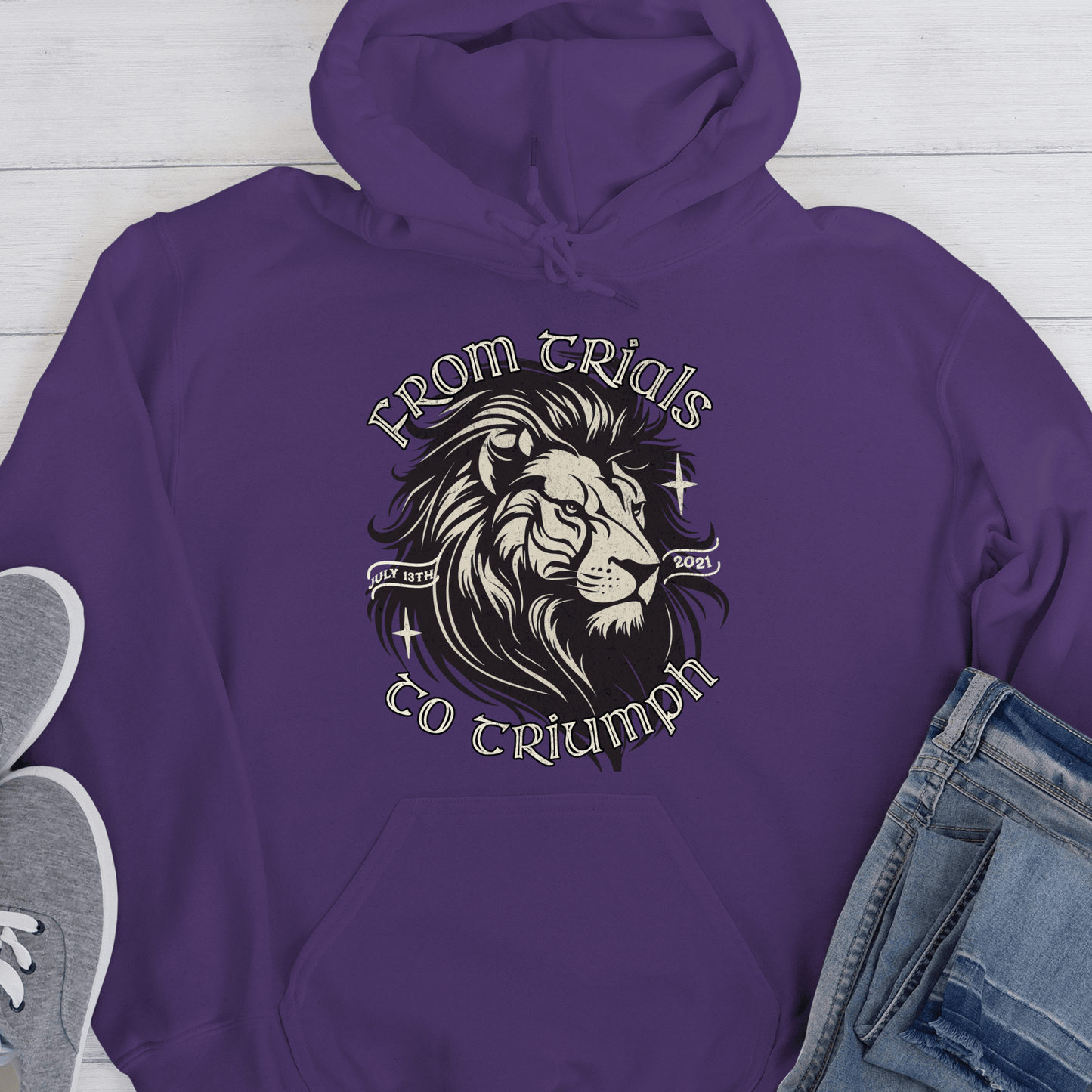 Custom Recovery Hoodie | Inspiring Sobriety |  From Trials To Triumph