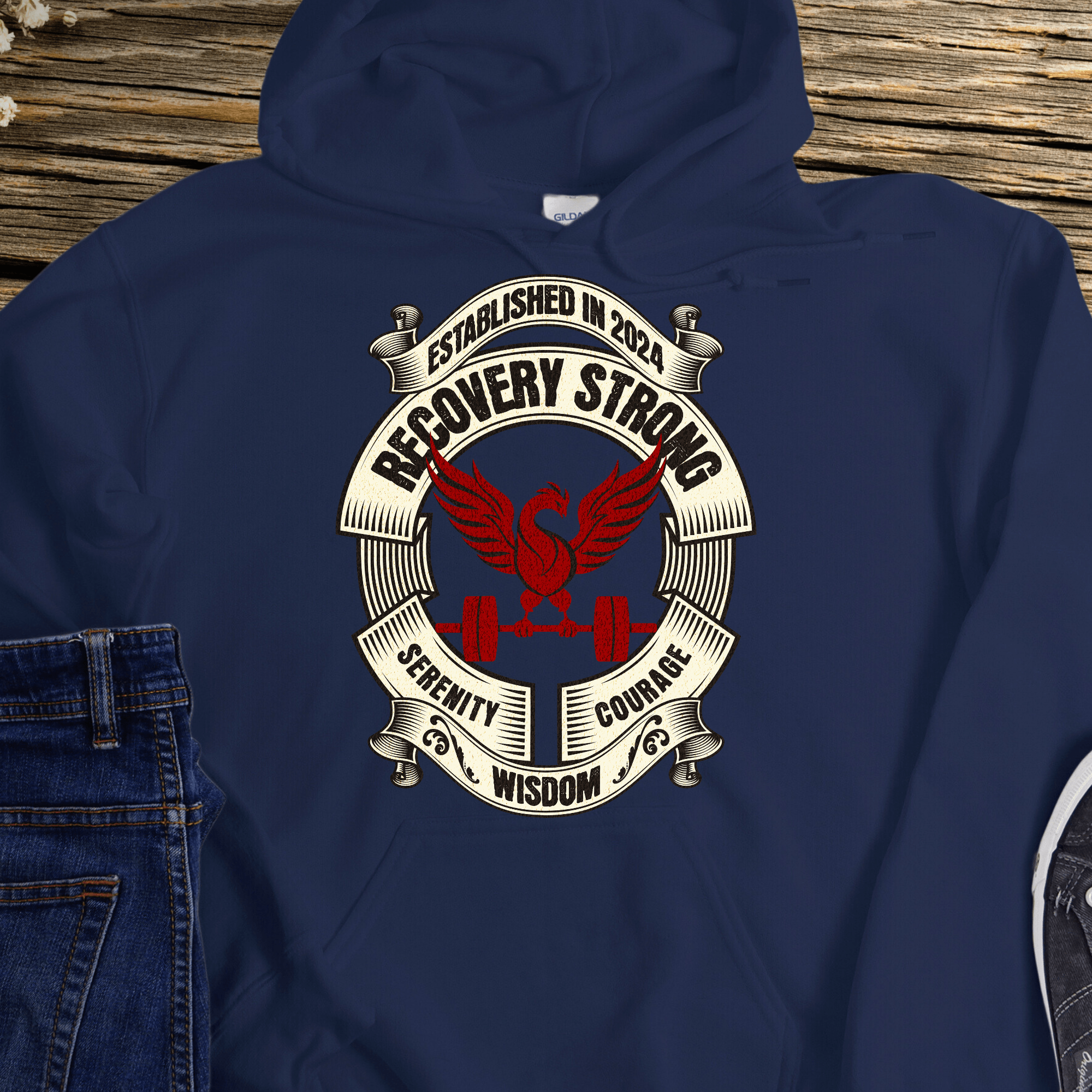 Recovery Sweaters Custom Recovery Hoodie | Inspiring Sobriety | Recovery Strong