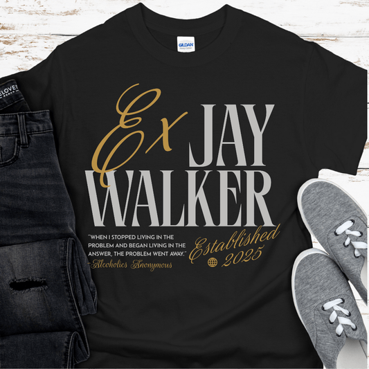 Custom Recovery T-Shirt | Inspiring Sobriety |   Ex-Jay Walker