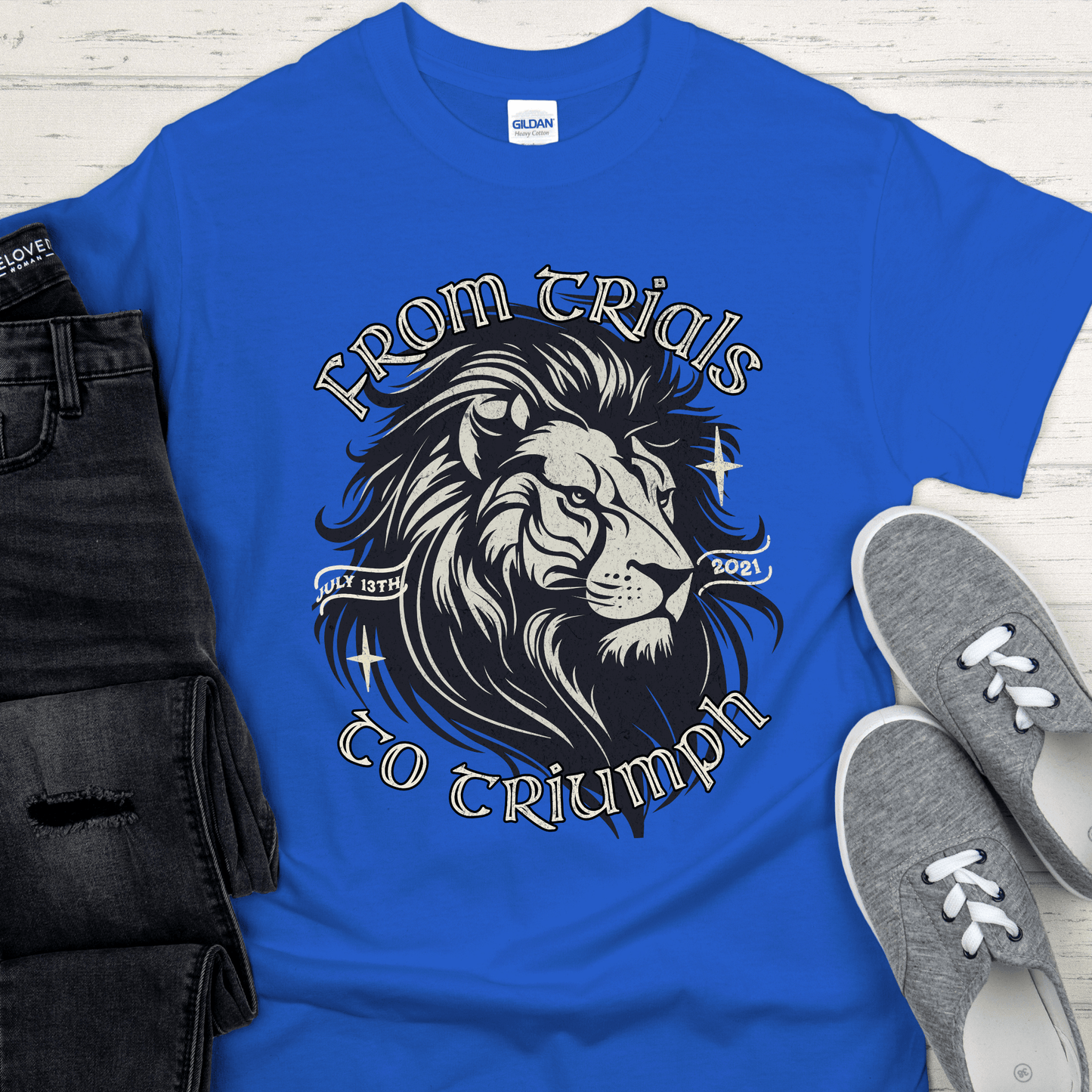 Custom Recovery T-Shirt | Inspiring Sobriety |   From Trials To Triumph