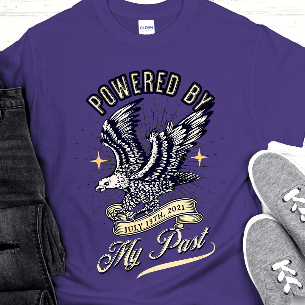 Custom Recovery T-Shirt | Inspiring Sobriety |  Powered By My Past