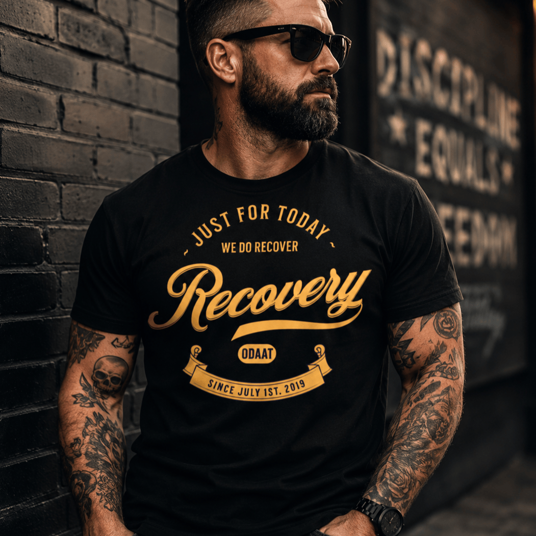 Custom Recovery T-Shirt | Inspiring Sobriety |   Recovery Just For Today