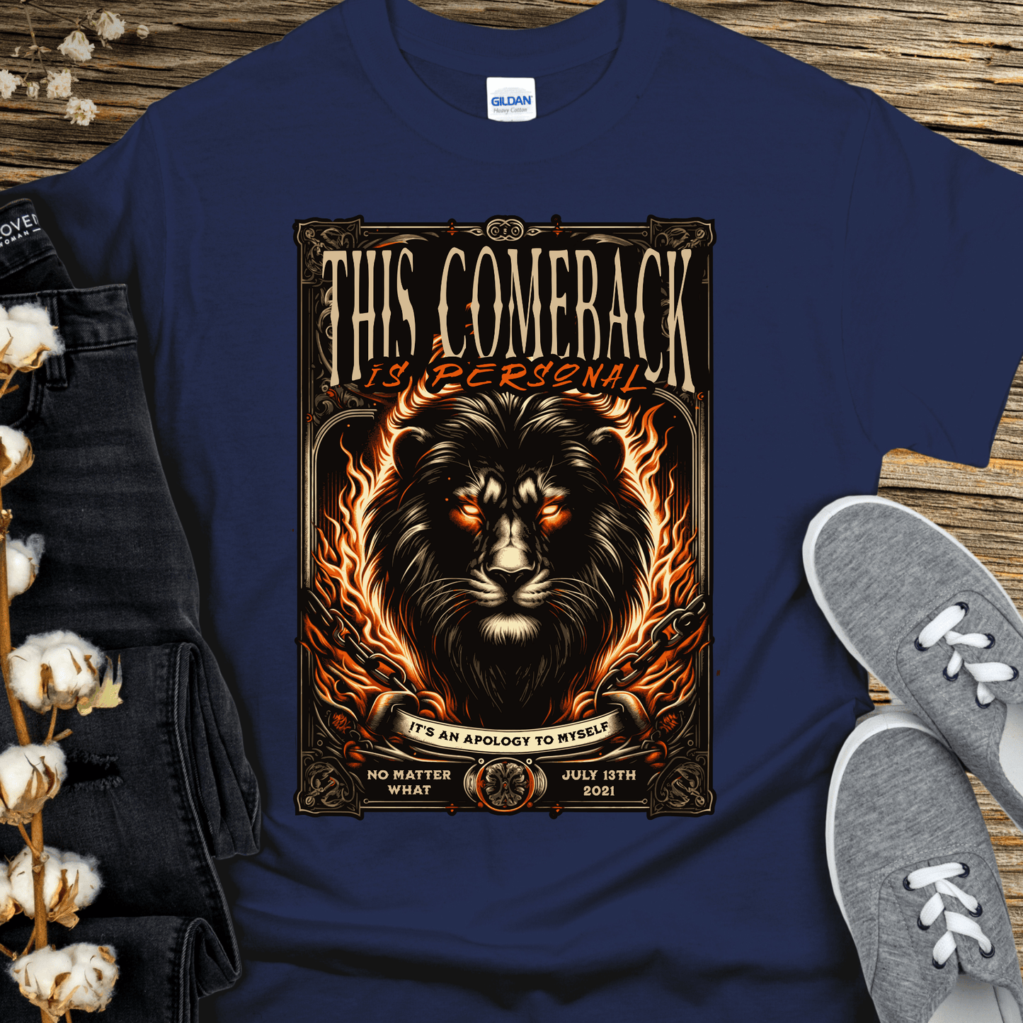 Custom Recovery T-Shirt | Inspiring Sobriety |  This Comeback Is Personal