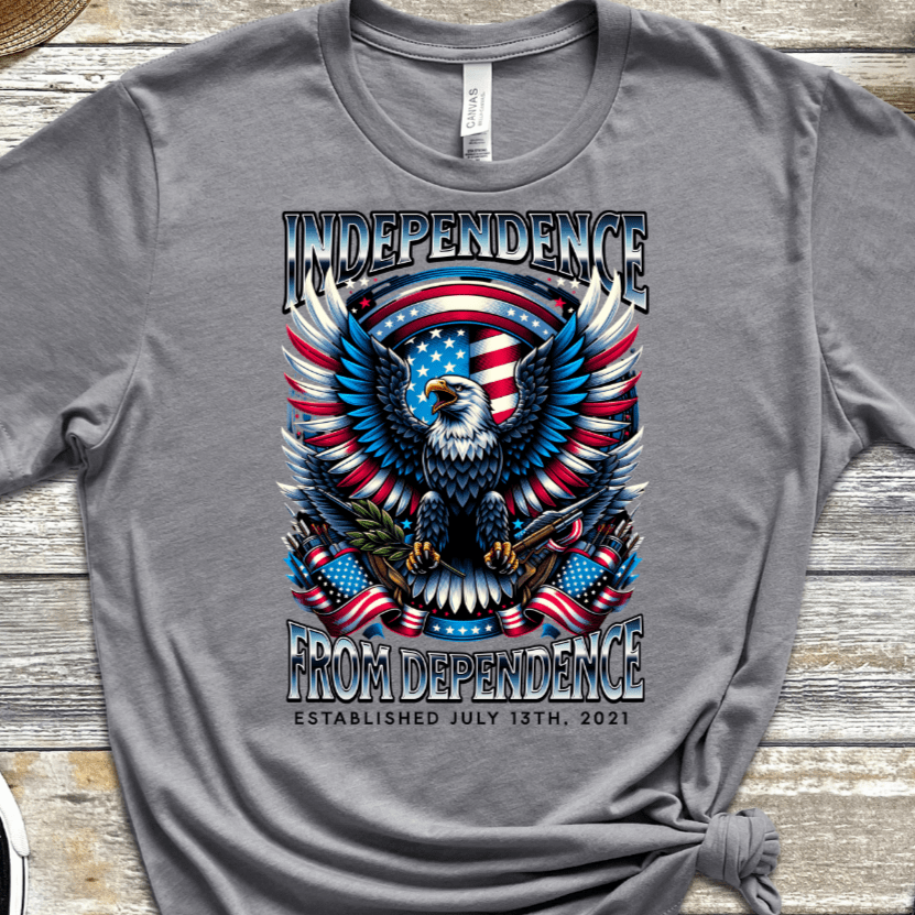 Custom Vintage Recovery T-Shirt | Inspiring Sobriety |  Independence From Dependence