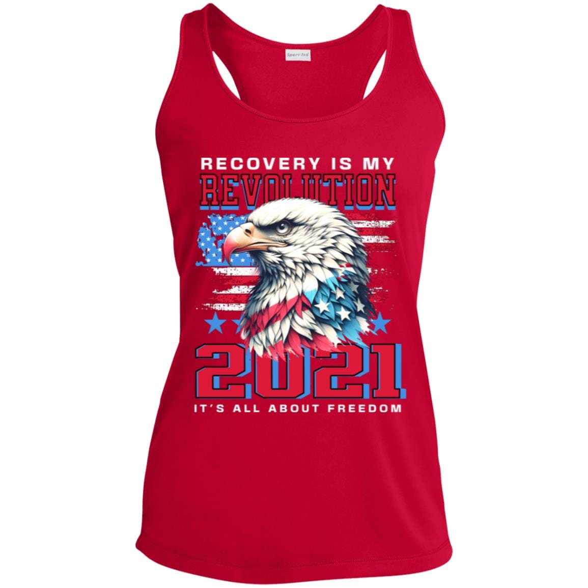 Custom Womens Recovery Tank | Inspiring Sobriety |  Recovery Is My Revolution
