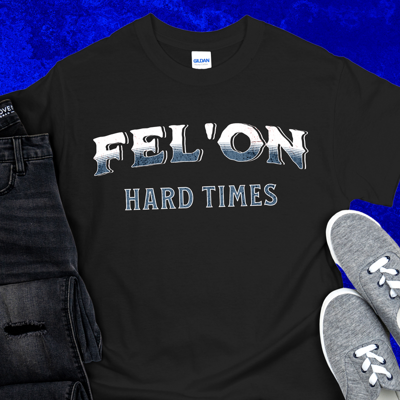 Recovery Unisex T-Shirt | Inspiring Sobriety | "Fel-on" Hard Times