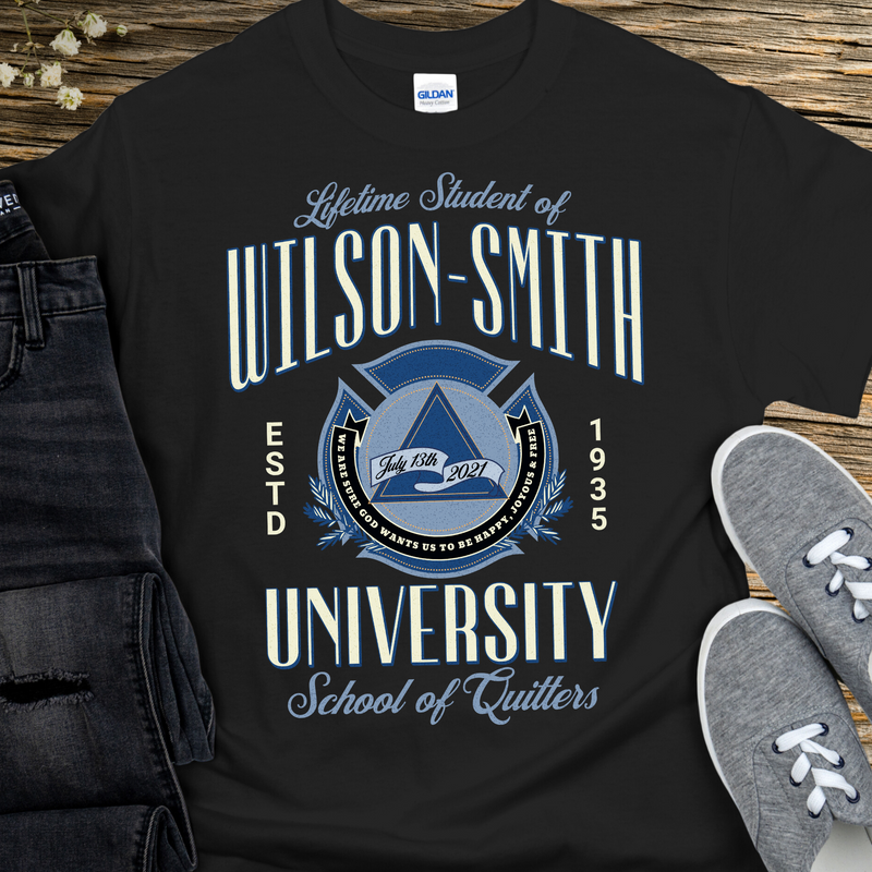 AA Custom Recovery T-Shirt | Inspiring Sobriety |  Wilson-Smith University