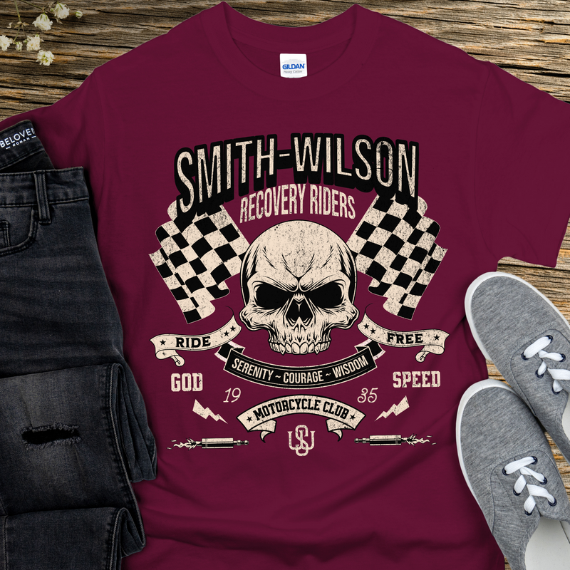 AA Recovery T-Shirt | Inspiring Sobriety |  Smith & Wilson Motorcycle C Club