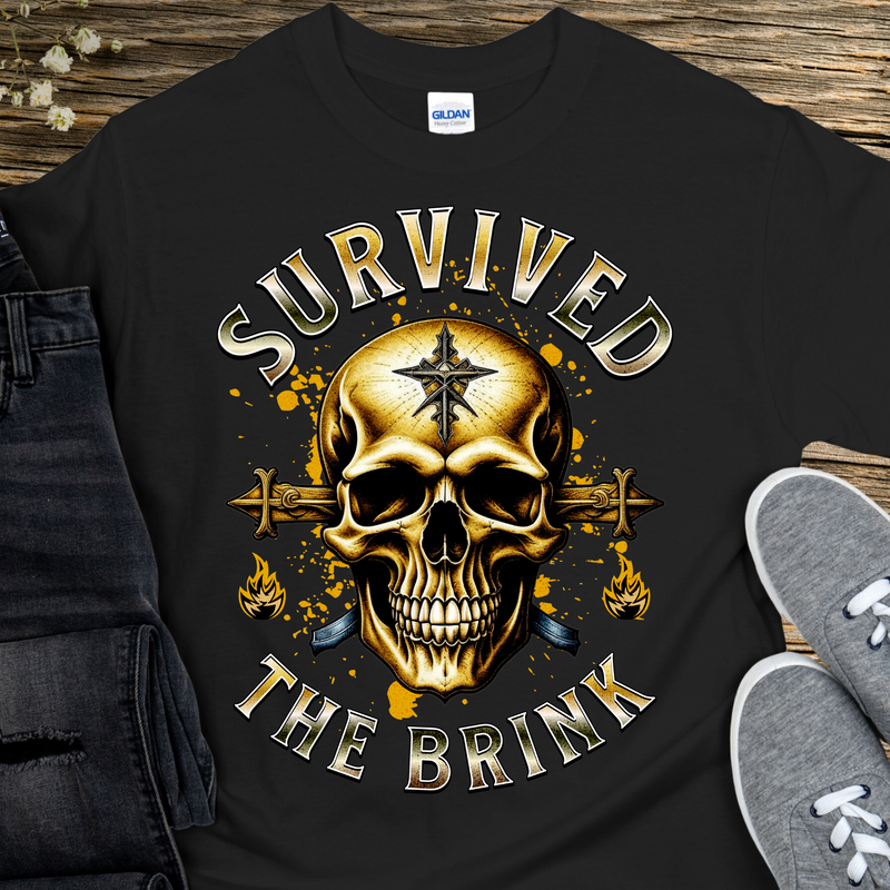 Recovery T-Shirt | Inspiring Sobriety |  Survived The Brink