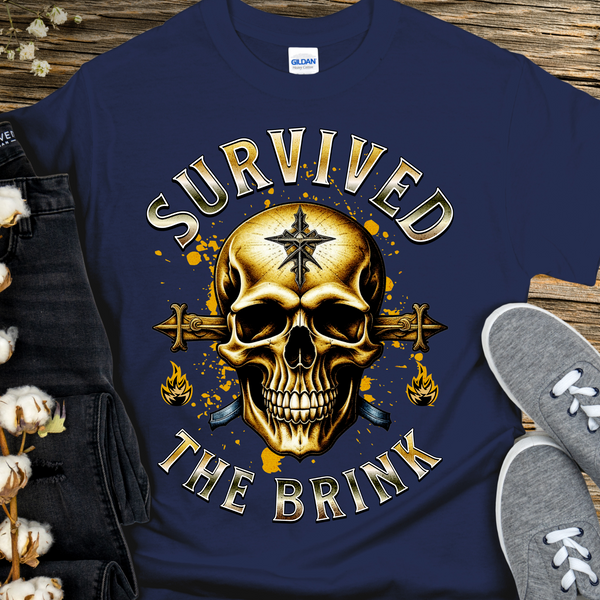 Recovery T-Shirt | Inspiring Sobriety |  Survived The Brink