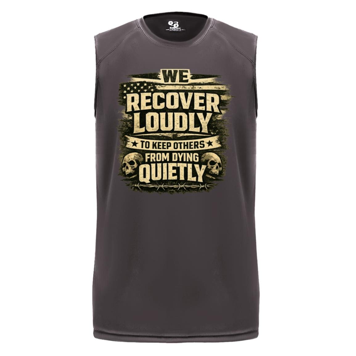 Mens Recovery Tank | Inspiring Sobriety | We Recover Loudly