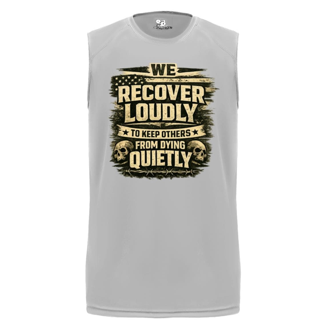 Mens Recovery Tank | Inspiring Sobriety | We Recover Loudly